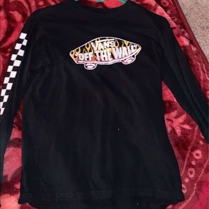 vans long sleeve shirt